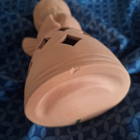 terra cotta angel votive holder - Picture 3 of 13